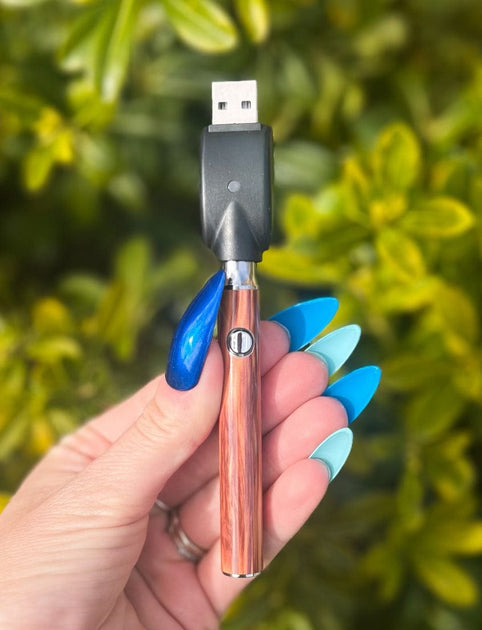 510 Threaded Battery Wood Grain Vape Pen StayLit Design 510 Threaded Battery Wood Grain Vape Pen StayLit Design