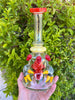 8.75in Red Monster Glass Water Hand Pipe/Dab Rig