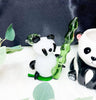 Bamboo Panda Glass Water Pipe/Dab Rig