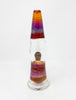 Guru Glass Sunset Chaos Lamp Heady Glass Water Pipe/Rig