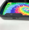 Rainbow Tie Dye LED Rolling Tray Featuring 7 Colors and Party Mode