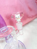 Pink Cat 14mm Glass Bowl
