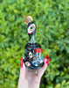 Black Eyeballs Monster Glow In The Dark Glass Water Pipe/Dab Rig