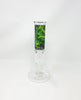 Weed Leaves Beaker Glass Water Pipe/Bong