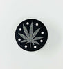 StayLit Iridescent Transparent Glitter Weed Leaf Swarovski Crystal Stash Jar