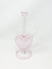 Candy Heart Glass Water Hand Pipe/Dab Rig