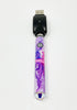 510 Threaded Battery Pink Purple Marble Colored Crystal Bottom Starter Kit