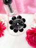Black Daisy 10in Beaker Glass Water Pipe/Bong