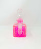 Freezable Glycerin Neon Square Bent Neck Glass Water Hand Pipe/Dab Rig