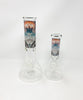 Palm Trees Beaker Glass Water Pipe/Bong