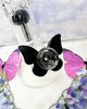 Black Butterfly 10in Beaker Glass Water Pipe/Bong