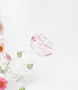 Pink Dried Floral 18 inch Glass Water Pipe/Bong