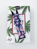 Blue Floral Stiiizy Battery