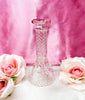 Pink Crystal Glass Vase Water Pipe/Bong