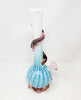 Noble Glass Cotton Candy Pink Dichroic Heady Glass Water Pipe/Bong