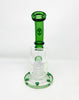 Green UFO Aliens Swarovski Crystal Glow in the Dark Water Hand Pipe/Dab Rig