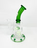 Green UFO Aliens Swarovski Crystal Glow in the Dark Water Hand Pipe/Dab Rig