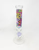 Rainbow Cheetah Leopard Cat 12in Glass Water Pipe/Bong