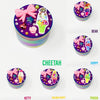 Rainbow Herb Grinder Rainbow Swarovski Crystal Dog Custom 4 Piece 55mm W/ Cleaning Tool