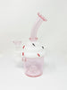 Pink Cupcake Glass Water Pipe/Dab Rig