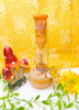 Retro Yellow Genie Bottle Glass Water Pipe/Dab Rig