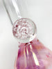 Pink StayLit Holographic Opal Crystal 12in Beaker Glass Water Pipe/Bong