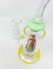 StayLit 10.25in Under The Sea Bent Neck Glass Water Hand Pipe/Dab Rig
