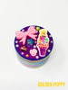 Rainbow Herb Grinder Rainbow Swarovski Crystal Dog Custom 4 Piece 55mm W/ Cleaning Tool