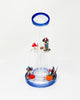 Evil Gnomes Bent Neck Glass Water Pipe/Rig
