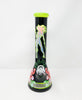 Glow In The Dark Sexy Devil Hawaiian Flower Hibiscus Beaker Glass Water Pipe/Bong