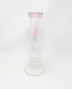 Pink StayLit Glow In The Dark 12in Beaker Glass Water Pipe/Bong