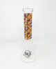 Melting Smiley Face Ying Yang 12in Glass Water Pipe/Bong
