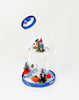 Evil Gnomes Bent Neck Glass Water Pipe/Rig