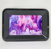 Pink Purple Marble Weed Rolling Tray