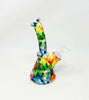 Rainbow Honeycomb Silicone Water Pipe/Bong