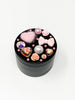 Herb Grinder Blush Pink Fuzzy Heart Weed Grinder 4 Piece 55mm W/ Cleaning Tool