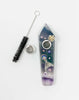 Rainbow Fluorite Crystal Hand Pipe Mermaid Starfish
