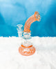 Colored Swirl Glass Water Pipe/Dab Rig