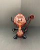 BossHaas Black Red Opal Dab Dude Heady Glass Water Pipe/Dab Rig