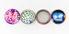 Rainbow Herb Grinder Rainbow Swarovski Crystal Dog Custom 4 Piece 55mm W/ Cleaning Tool