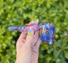 Purple Wig Wag Glass Hand Pipe/Hammer Pipe