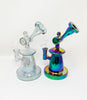 Iridescent 7 Inch Glass Water Pipe/Dab Rig