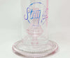 Opal Holographic StayLit Crystal 9in Bent Neck Glass Water Hand Pipe/Dab Rig