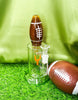 Football 9inch Glass Water Hand Pipe/Dab Rig
