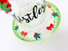 Christmas Mistlestoned Water Hand Pipe/Dab Rig