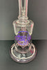 Opal Holographic StayLit Crystal 9in Bent Neck Glass Water Hand Pipe/Dab Rig