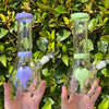 Cute Heart 8in Heart Perc Glass Water Pipe/Bong