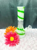 Candy Stripe 8in Glass Water Pipe/Bong