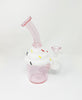 Pink Cupcake Glass Water Pipe/Dab Rig