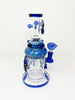 Fumed Honey Drip Beehive 10in Glass Water Pipe/Rig